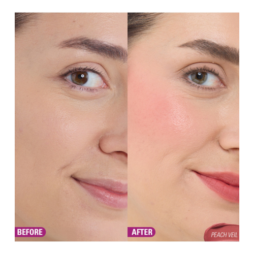 Makeup Revolution - Blush e Batom Líquido Bouncy Pudding - Peach Veil