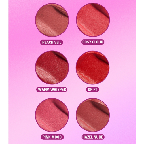 Makeup Revolution - Blush e Batom Líquido Bouncy Pudding - Peach Veil