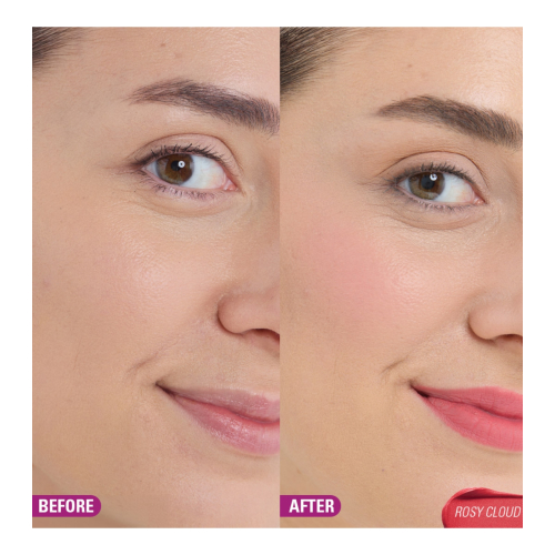 Makeup Revolution - Blush e Batom Líquido Bouncy Pudding - Rosy Cloud