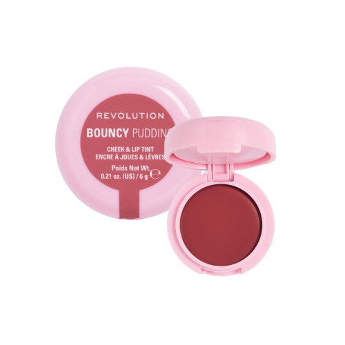 Makeup Revolution - Blush e Batom Líquido Bouncy Pudding - Rosy Cloud