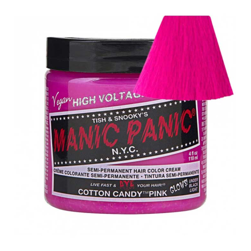 Manic Panic - Cor de cabelo fantasia semipermanente Classic - Cotton Candy Pink