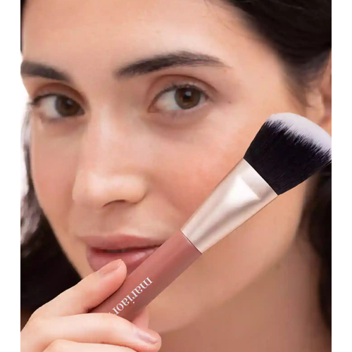 Maria Orbai - Pincel facial de ponta dupla Soft Vegan Brush Brownie - MO. 05