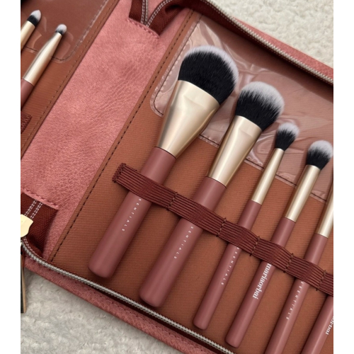 Maria Orbai - Bolsa de maquiagem com 13 pincéis Vegan Brushes