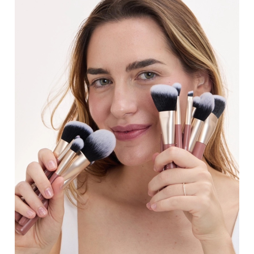 Maria Orbai - Bolsa de maquiagem com 13 pincéis Vegan Brushes