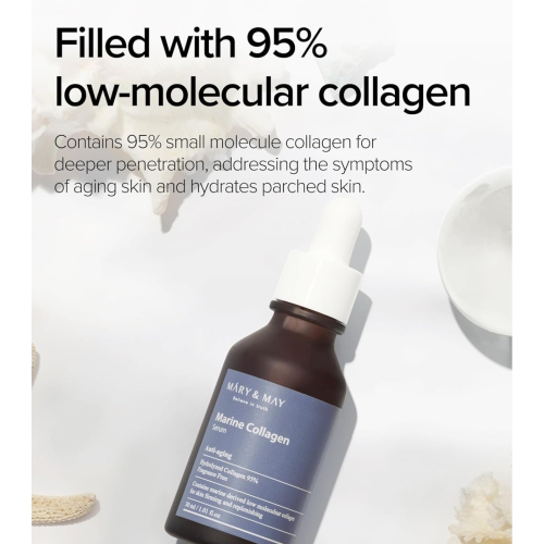 Mary & May - Sérum facial antirrugas Marine Collagen