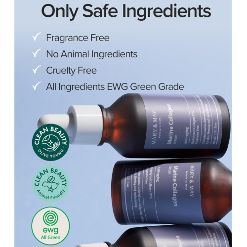 Mary & May - Sérum facial antirrugas Marine Collagen