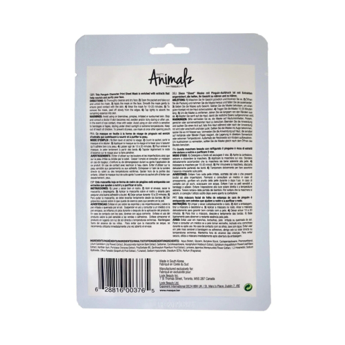 masque BAR - Máscara facial Pretty Animalz - Penguin