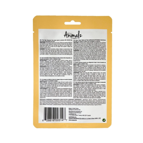 masque BAR - Máscara facial Pretty Animalz - Tiger