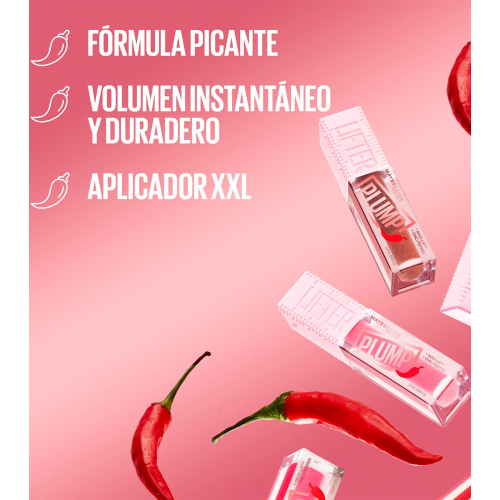 Maybelline - Brilho Labial Volumizante Lifter Plump - 008: Hot Honey