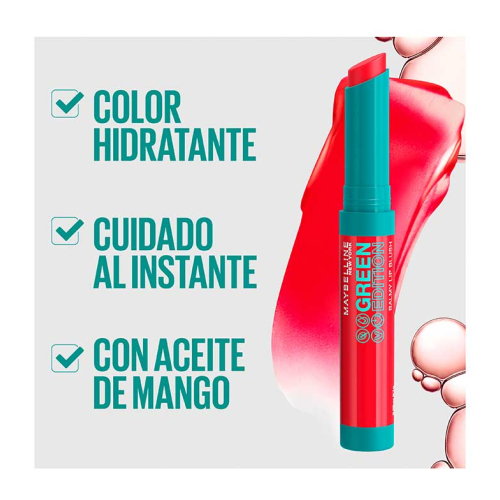 Maybelline - *Green Edition* - Bálsamo para Lábios Coloridos Balmy Lip Blush - 008: Desert