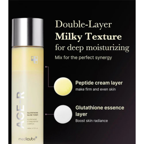 Medicube - *Age-R* - Tônico Hidratante Glutathione Glow Toner
