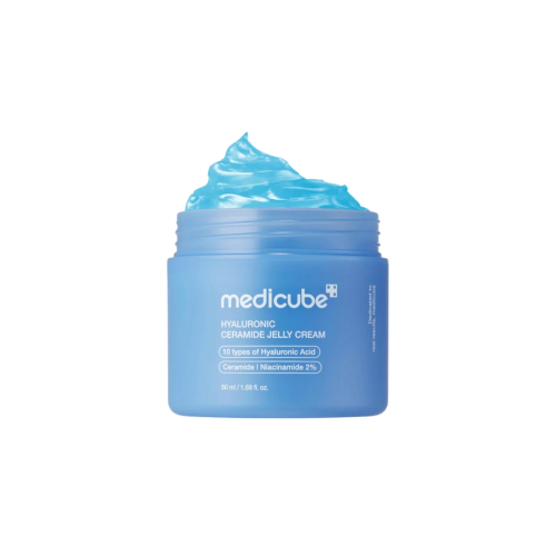 Medicube - Creme facial hidratante Hyaluronic Aqua Cooling Ceramide Jelly