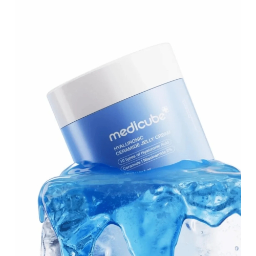 Medicube - Creme facial hidratante Hyaluronic Aqua Cooling Ceramide Jelly