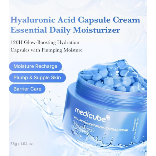 Medicube - Creme facial hidratante Hyaluronic Moisturizing Capsule Cream