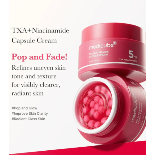 Medicube - Creme Facial Iluminador TXA Niacinamide Capsule Cream