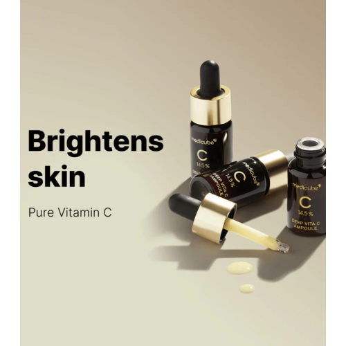 Medicube - *Deep Vita C* - Ampolas iluminadoras e antienvelhecimento