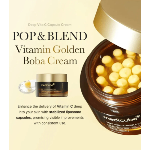Medicube - *Deep Vita C* - Creme facial iluminador Deep Vita C Capsule Cream