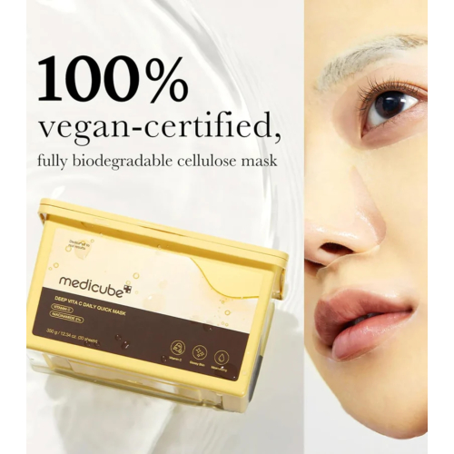 Medicube - *Deep Vita C* - Máscara de celulose com vitamina C Daily Quick - 30ud