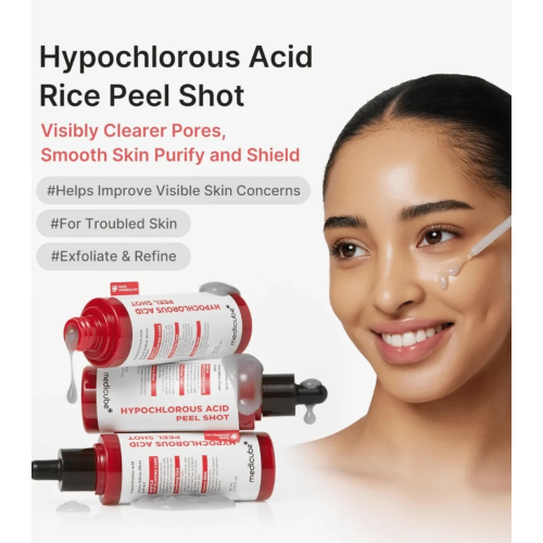 Medicube - Exfoliante facial Hypochlorous Acid Peel Shot