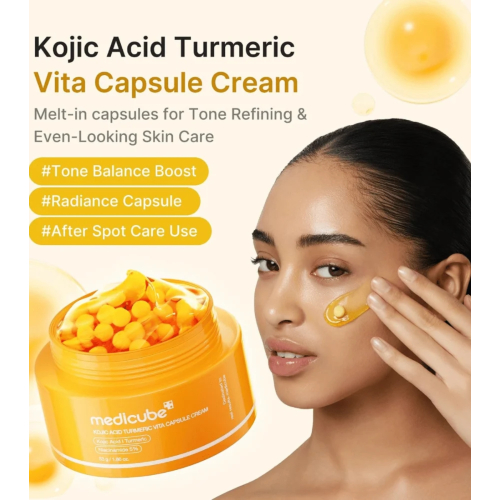 Medicube - *Kojic Acid* - Creme facial iluminador Vita Capsule Cream