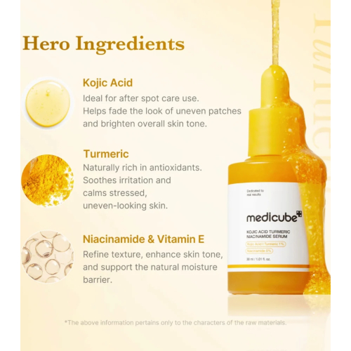 Medicube - *Kojic Acid* - Sérum facial com niacinamida