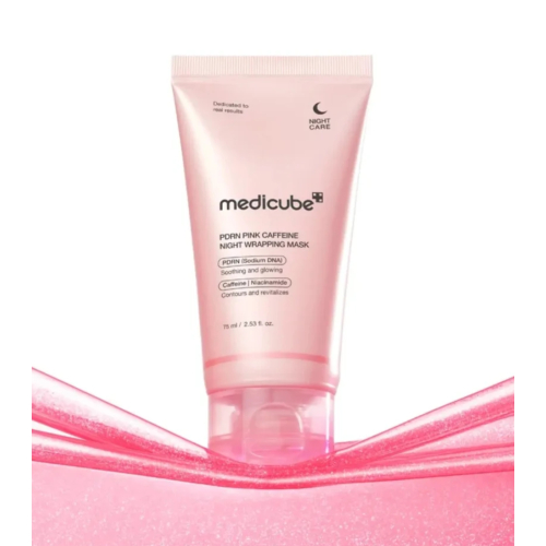 Medicube - *PDRN Pink* - Máscara facial Caffeine Night Wrapping