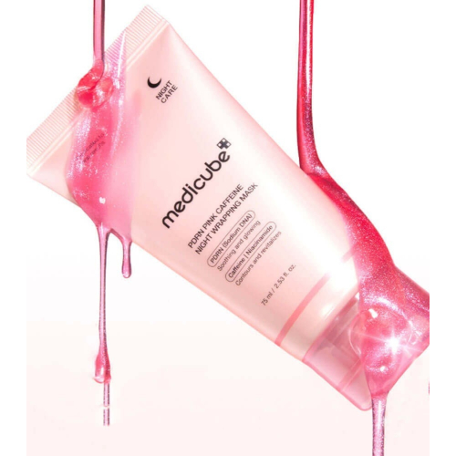 Medicube - *PDRN Pink* - Máscara facial Caffeine Night Wrapping