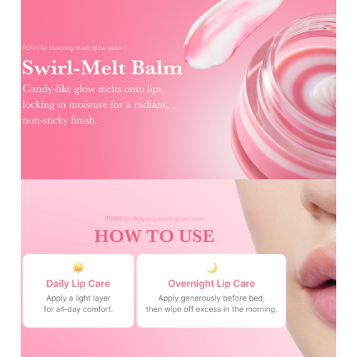 Medicube - *PDRN Pink* - Máscara Labial Sleeping Mask
