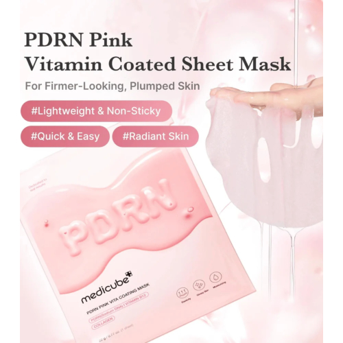 Medicube - *PDRN Pink* - Máscara PDRN Pink Vita Coating