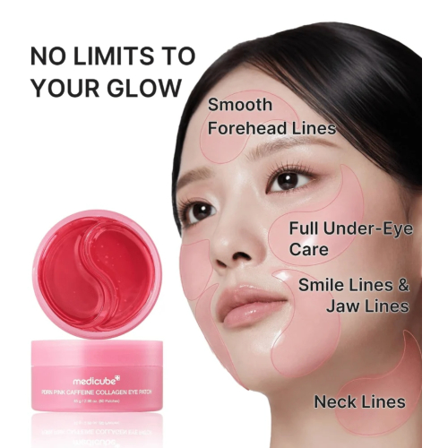Medicube - *PDRN Pink* - Patches para o contorno dos olhos Caffeine Collagen