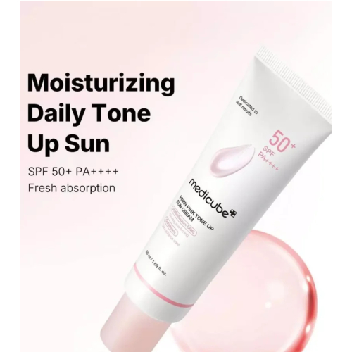 Medicube - *PDRN Pink* - Protetor solar facial SPF50+ PA++++