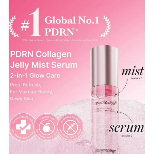 Medicube - *PDRN Pink* - Sérum bruma facial Collagen Glow Jelly Mist