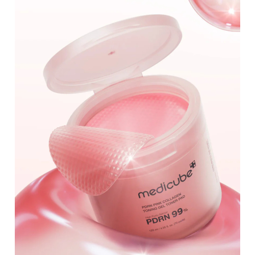Medicube - *PDRN Pink* - Gel tônico em formato de almofada - 70pads