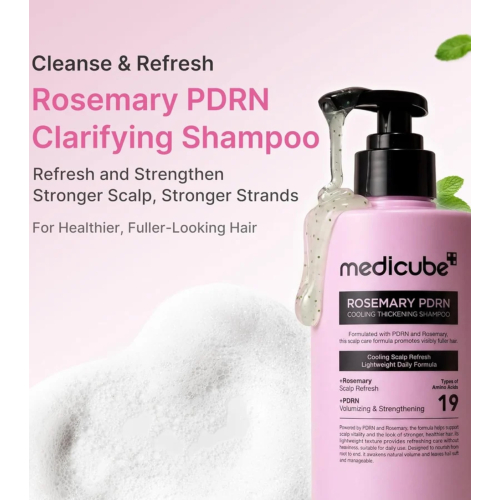 Medicube - *Rosemary PDRN* - Champô de alecrim fortalecedor