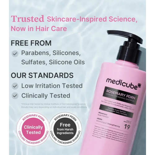 Medicube - *Rosemary PDRN* - Champô de alecrim fortalecedor