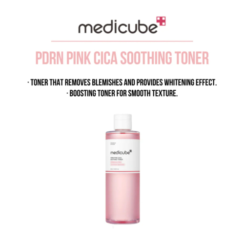 Medicube - *PDRN Pink* - Tônico hidratante com PDRN e peptídeos