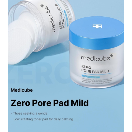 Medicube - *Zero Pore* - Discos Esfoliantes Zero Pore Pad Mild - 70pads