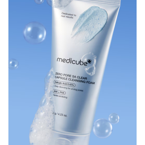 Medicube - *Zero Pore* - Sabonete Facial Esfoliante Espumante Clear Capsule