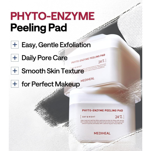 Mediheal - Tônico facial em discos Phyto Enzyme Peeling Pad - 90 pads