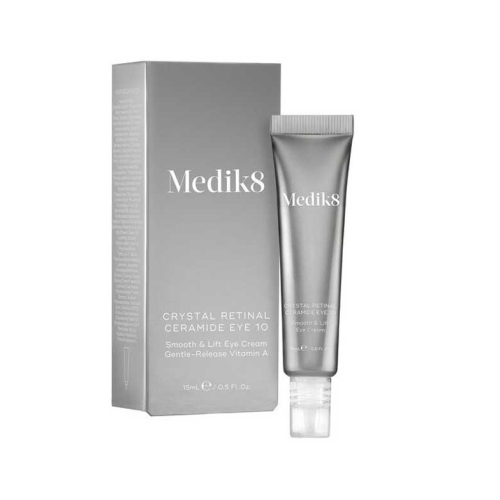Medik8 - *Crystal Retinal* - Creme antienvelhecimento para os olhos com Retinal e Vitamina A Ceramide Eye 10