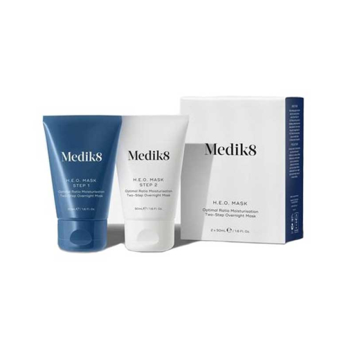Medik8 - Duo de máscara noturna em duas etapas H.E.O. Mask Optimal Ratio Moisturisation