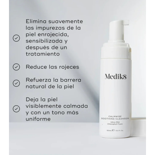 Medik8 - *Calmwise* - Espuma de limpeza de clorofila Calmwise Soothing Cleanser