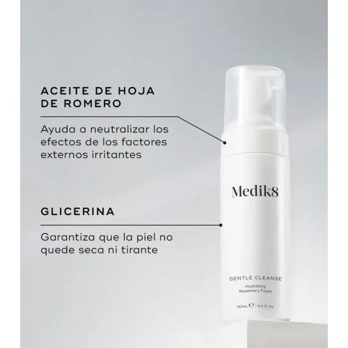 Medik8 - Espuma de Limpeza Hidratante com Alecrim Gentle Cleanse