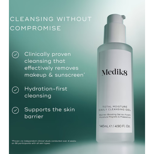 Medik8 - Gel de limpeza facial Total Moisture Daily