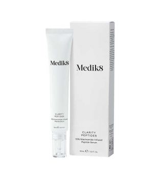 Medik8 - Soro com peptídeos e 10% de niacinamida Clarity Peptides
