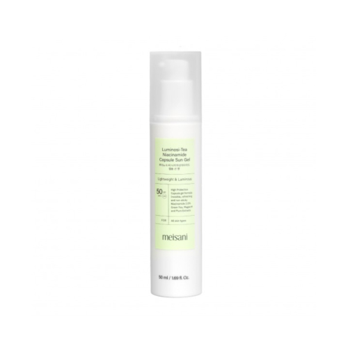 Meisani - Gel protetor solar facial Luminosi-tea Niacinamide Spf50