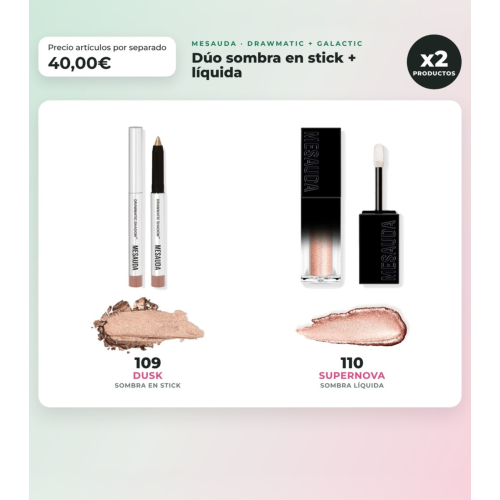 Mesauda - Pack dúo Drawmatic Shadow + Galactic Shadow - 109: Dusk + 110: Supernova
