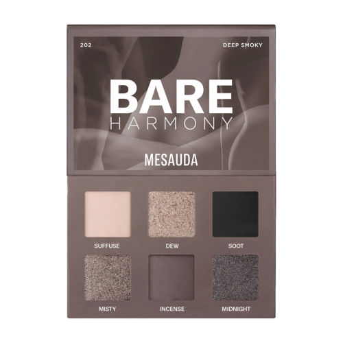 Mesauda - Paleta de Sombras Bare Harmony 2.0 - 202: Deep Smoky