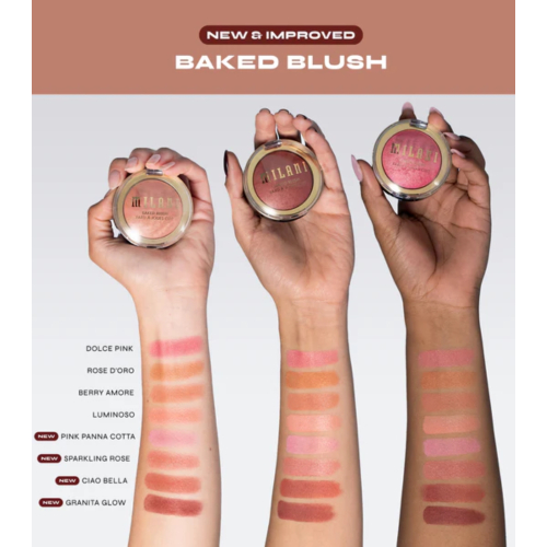 Milani - Blusher Baked Blush  - 01 Dolce Pink