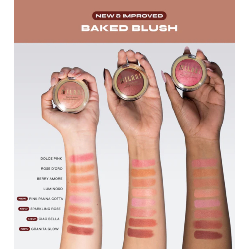 Milani - Blusher Baked Blush  - 02 Rose D`Oro